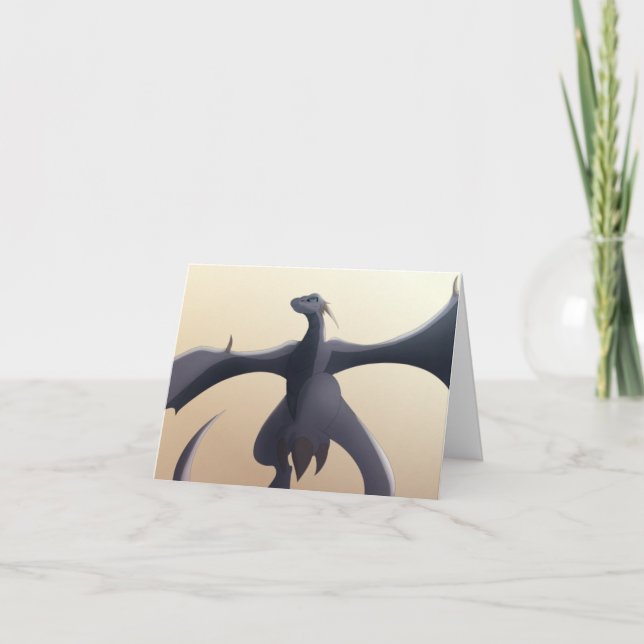 Cool Gray Wyvern Karte (Vorderseite)