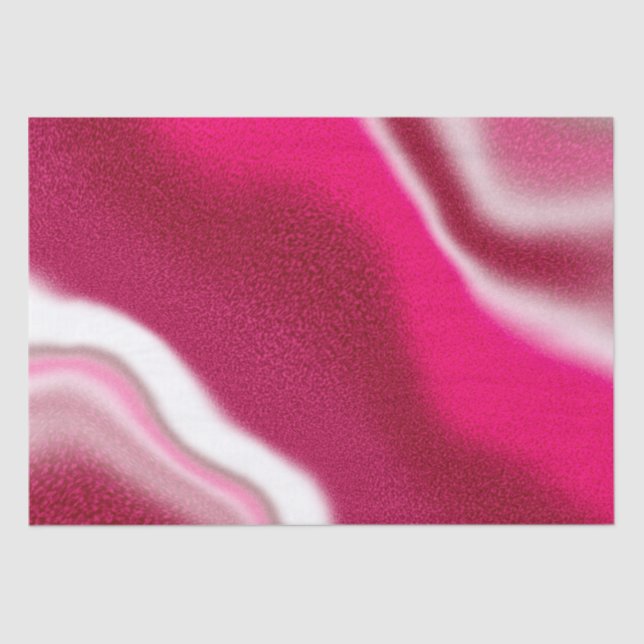 Cool Groovy Candy Cane Red Pink Weihnachtsfeiertag Seidenpapier (Vorderseite)