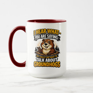 Cool Groundhog Day Groundhog | Funny February Tasse