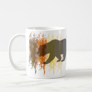 Cool Grunge Bär Schatten Schwuler Bär Stolz Kaffeetasse