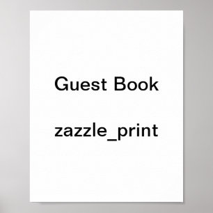 cool guest book poster