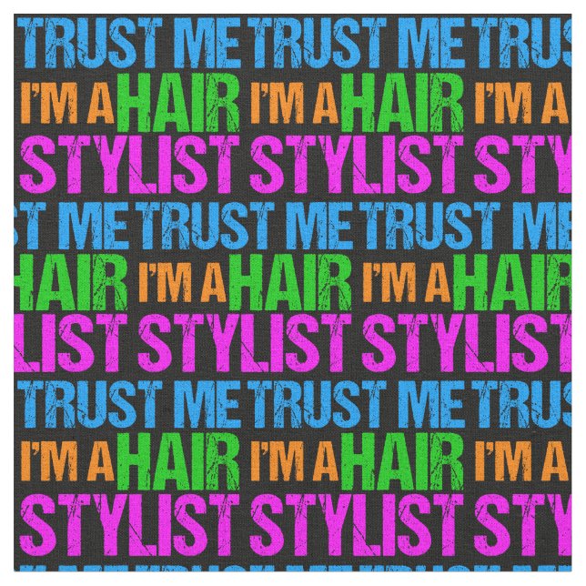 Cool-Hair-Stylist Stoff (Nahaufnahme)