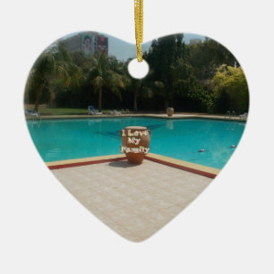 Cool Hakuna Matata Pool Seite I Liebe Meine Famili Keramikornament