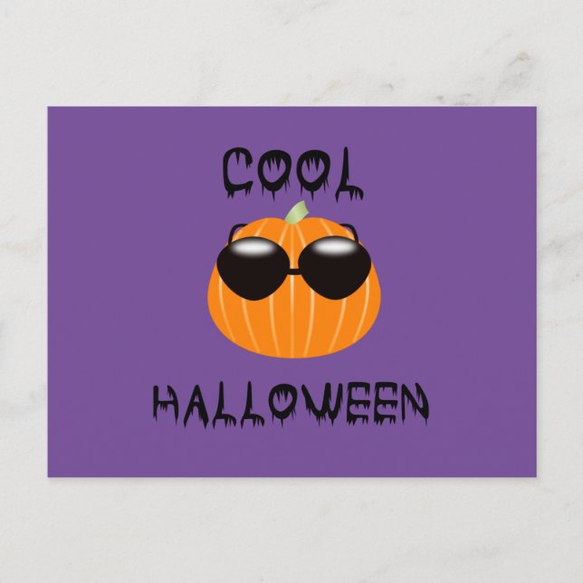 Cool Halloween Postkarte (Vorderseite)