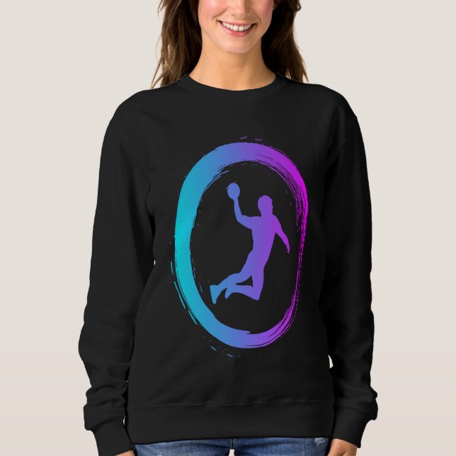 Cool Handball sports and hobby Sweatshirt (Vorderseite)