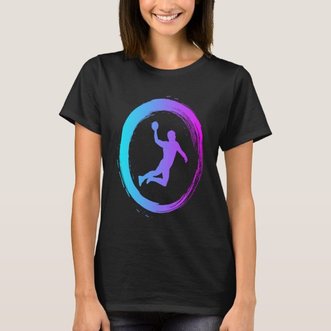Cool Handball sports and hobby T-Shirt (Vorderseite)