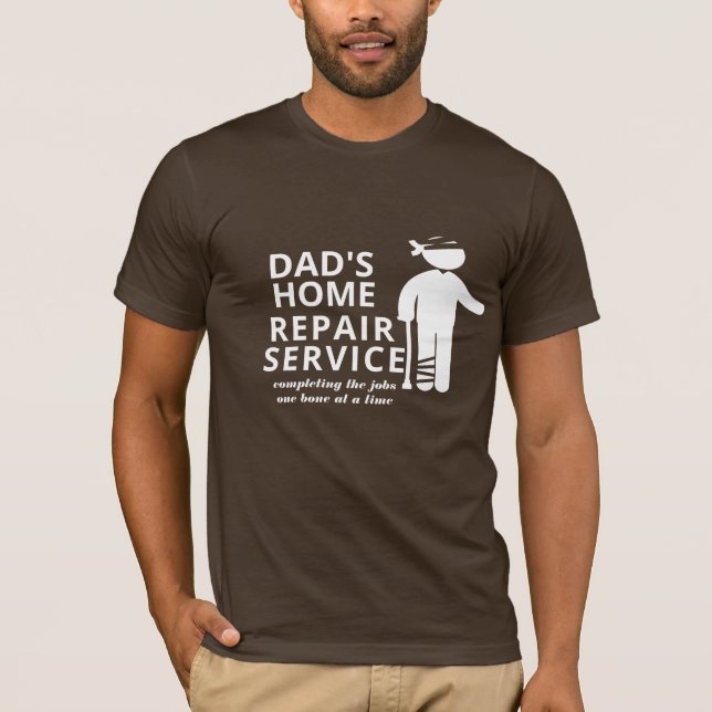 Cool Handyman Vater Shirt, Funny Husband T-Shirt (Vorderseite)