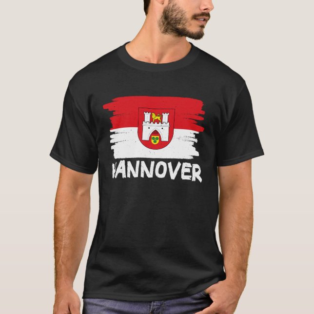 Cool Hannover Flag T-Shirt (Vorderseite)