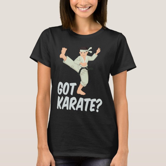 Cool hat Karate-Kampfzug Karate-Trainer T-Shirt (Vorderseite)