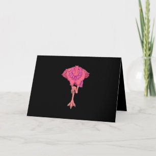 Cool Headless Flamingo Halloween Costume Karte