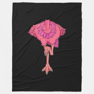 Cool Headless Flamingo Halloween Kostüm Funny Fleecedecke