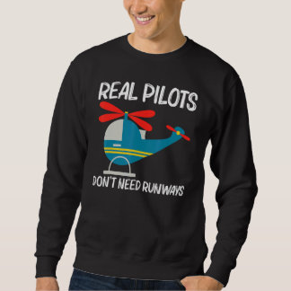 Cool Helicopter For Men Women Aircraft Aviation Pi Sweatshirt