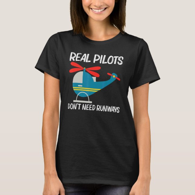Cool Helicopter For Men Women Aircraft Aviation Pi T-Shirt (Vorderseite)