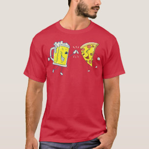 Cool High Five With Pizza And Beer For Boys & Girl T-Shirt