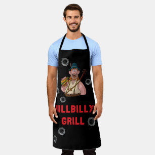 Cool HillBilly Grill Dänemark Schürze! Schürze
