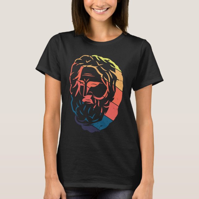 Cool History Vintage Statue Ancient T-Shirt (Vorderseite)