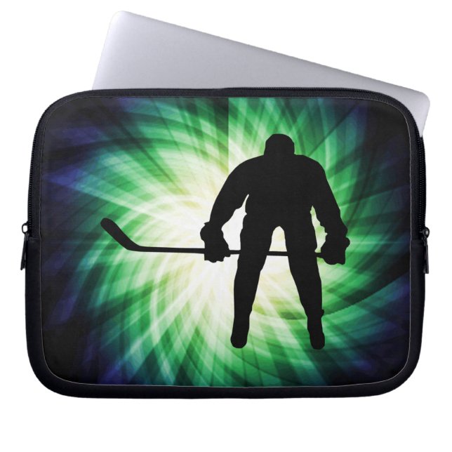 Cool Hockey Player Laptopschutzhülle (Vorderseite)