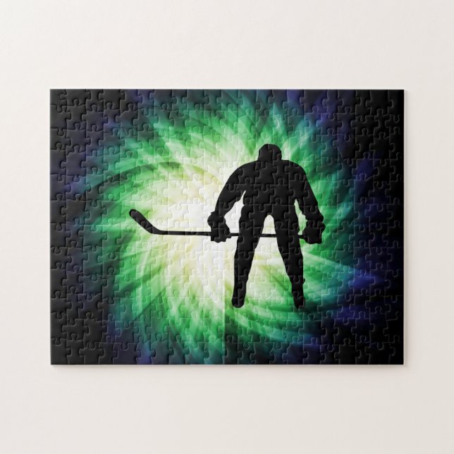 Cool Hockey Player Puzzle (Horizontal)