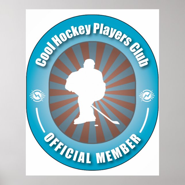 Cool Hockey Players Club Poster (Vorne)