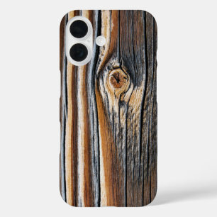 COOL Holzmuster iPhone 16 Hülle