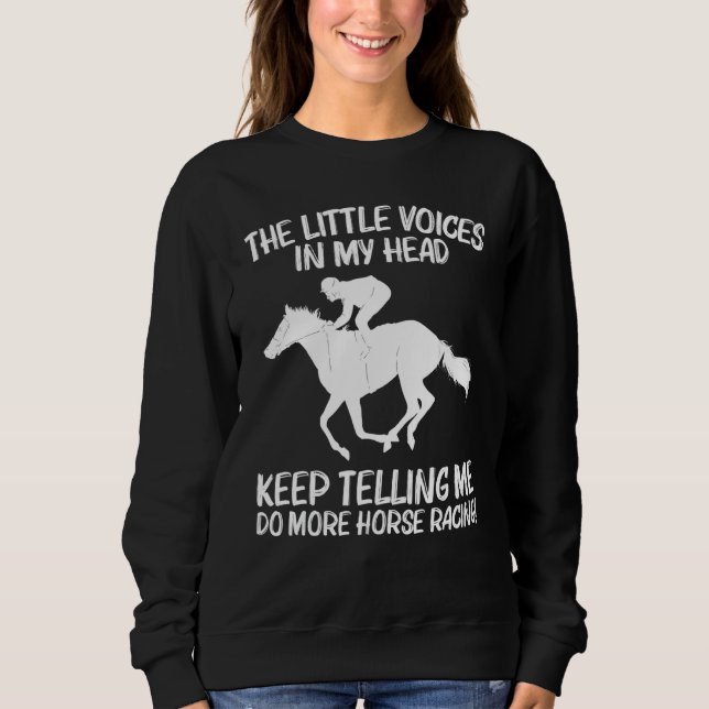 Cool Horse Racing For Men Women Horseback Riding J Sweatshirt (Vorderseite)