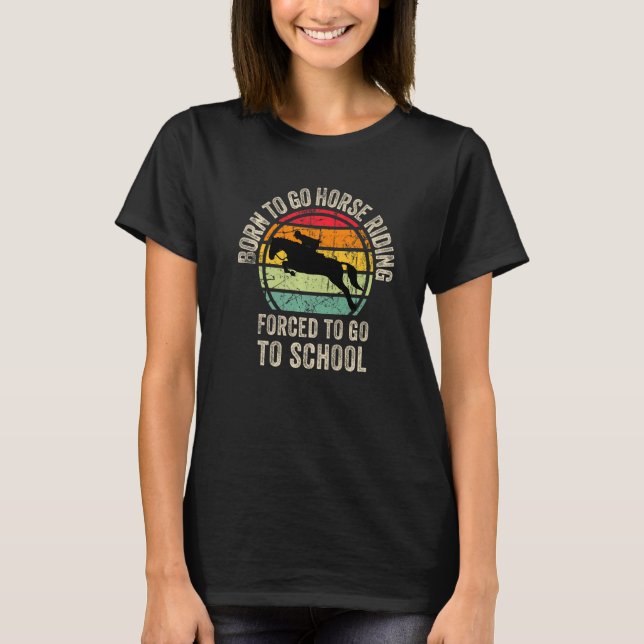 Cool Horse riding Graphic for Son Equestrianism Pr T-Shirt (Vorderseite)