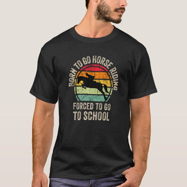 Cool Horse riding Graphic for Son Equestrianism Pr T-Shirt (Vorderseite)