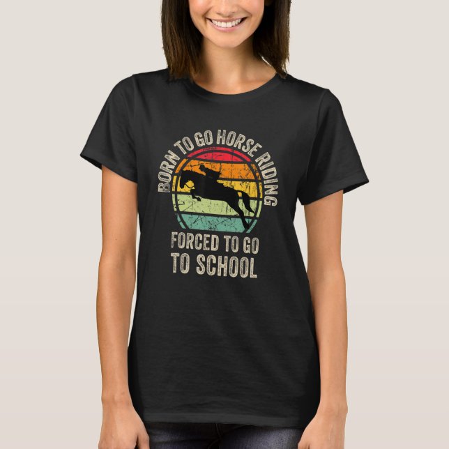 Cool Horse riding Graphic for Son Equestrianism T-Shirt (Vorderseite)