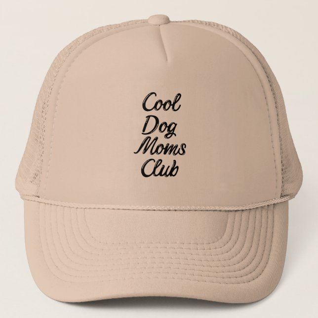 Cool Hunde Mamas Club - Trucker Hat Truckerkappe (Vorderseite)