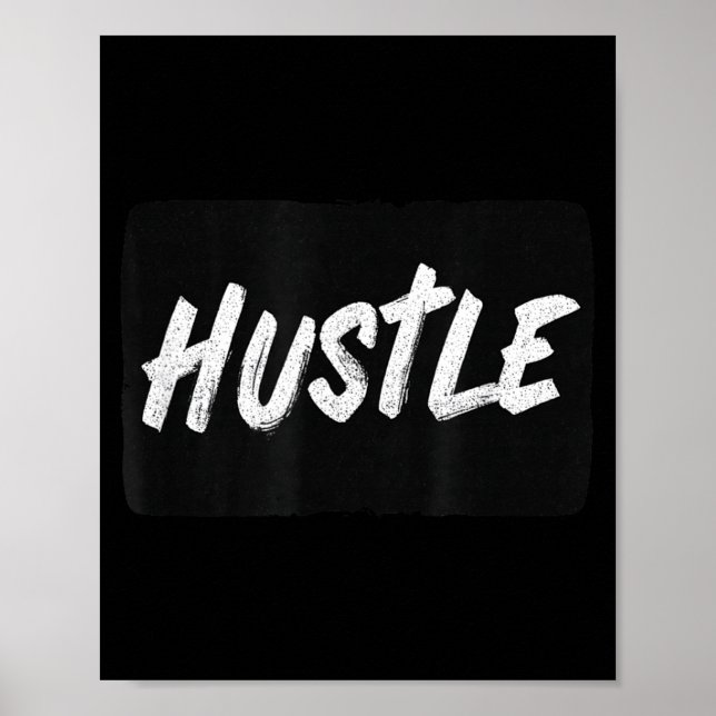 Cool Hustle Emblem For Adults And Kids  Poster (Vorne)