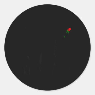 Cool I Lab Dich Sehr Zum Valentinstag Schwarzes La Runder Aufkleber