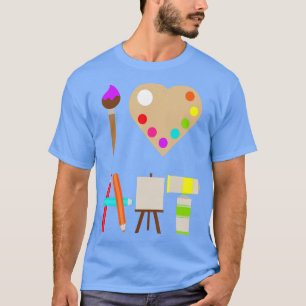COOL I LIEBE KUNST FUN FARBIGE KÜNSTLER UND CRA T-Shirt