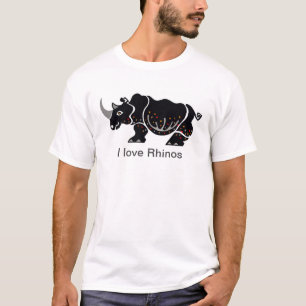 Cool I Liebe RHINOS — Wildlife warrier — T-Shirt