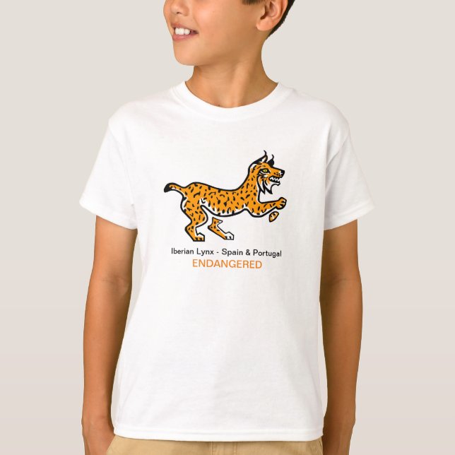 Cool Iberian LYNX - Wildlife - Tiergrafik - T-Shirt (Vorderseite)