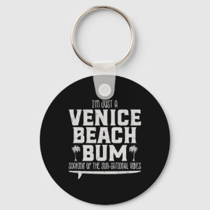Cool, ich bin einfach ein Venice-Beach-Tagedieb, S Schlüsselanhänger