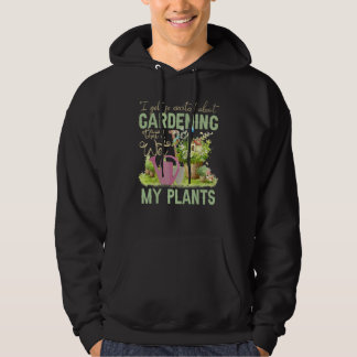 Cool, ich wecke meine Pflanze Funny Pflanze Gärtne Hoodie