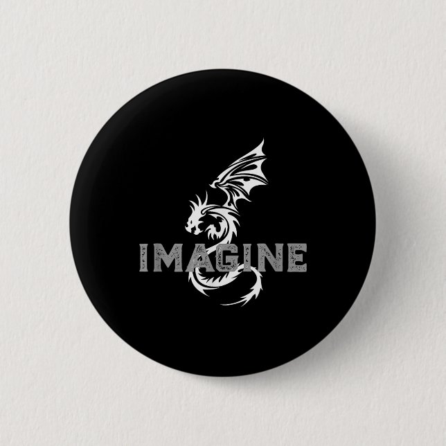 Cool Imagine Tattoo Dragon Button (Vorderseite)