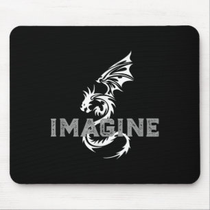 Cool Imagine Tattoo Dragon Mousepad