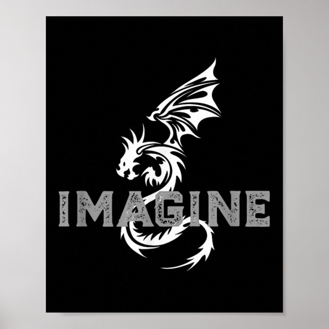 Cool Imagine Tattoo Dragon Poster (Vorne)