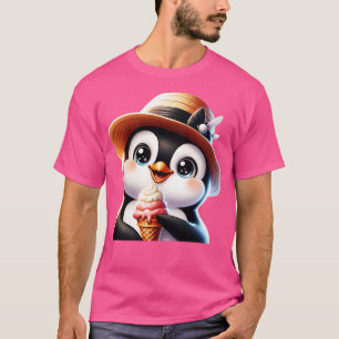 cool in der Sommerhitze mit diesem Spaß und whi bl T-Shirt