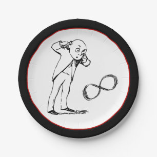 Cool Infinity Symbol Philosophie 7" Paper Teller