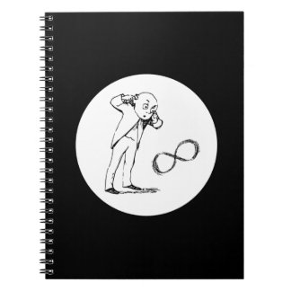 Cool Infinity Symbol Philosophisches Notebook Notizblock