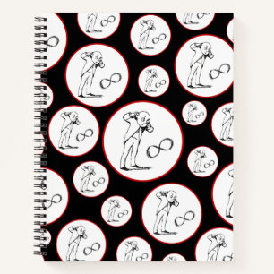 Cool Infinity Symbol Philosophisches Notebook Notizbuch
