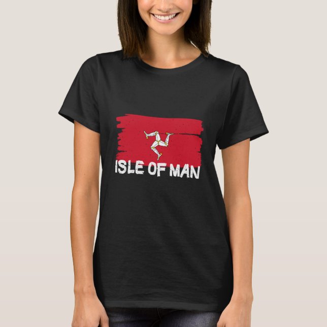 Cool Isle of Man Flag T-Shirt (Vorderseite)