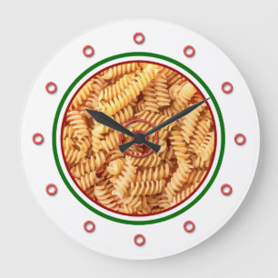 Cool Italian Theme Pasta Novelty Kitchen Clocks Große Wanduhr