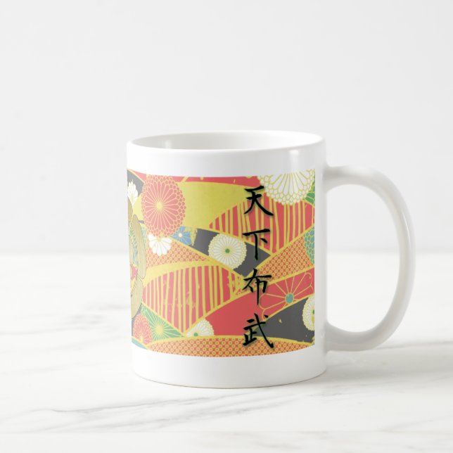 COOL JAPAN SAMURAI KAMON KANJI TENKAFUBU! Oda Kaffeetasse (Rechts)