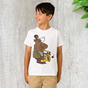 Cool Jazz Mann Saxophon spielend T-Shirt