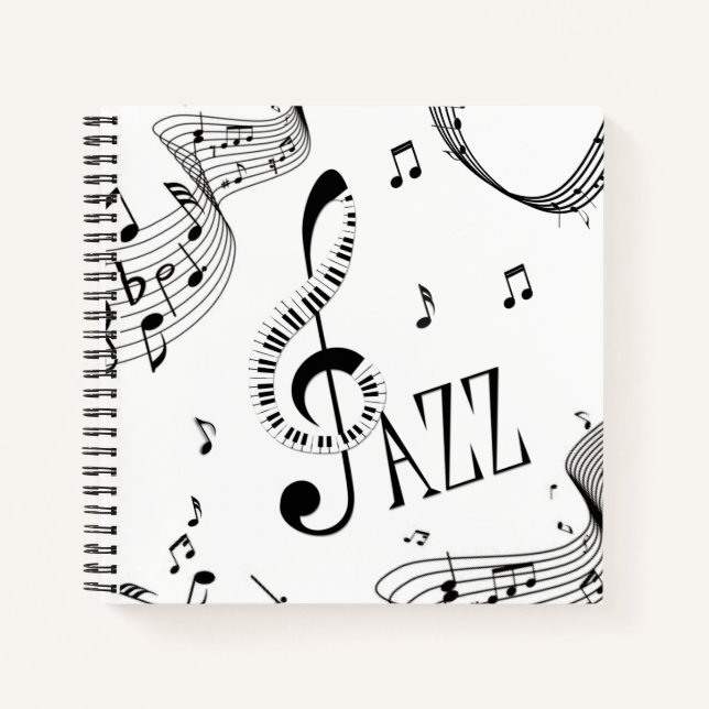 Cool Jazz Notizbuch (Vorderseite)