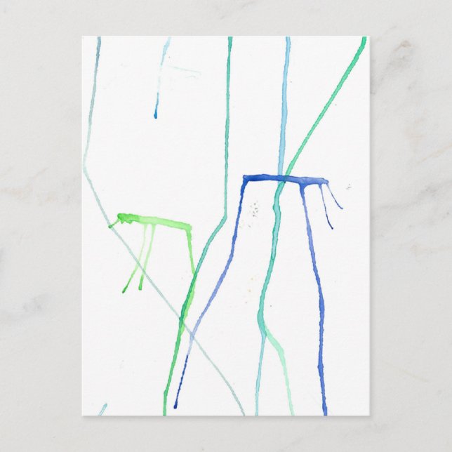 Cool Jelly Fish Postkarte (Vorderseite)