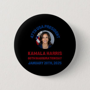 Cool Kamala Harris 2024 Einweihungstag Souvenir Button